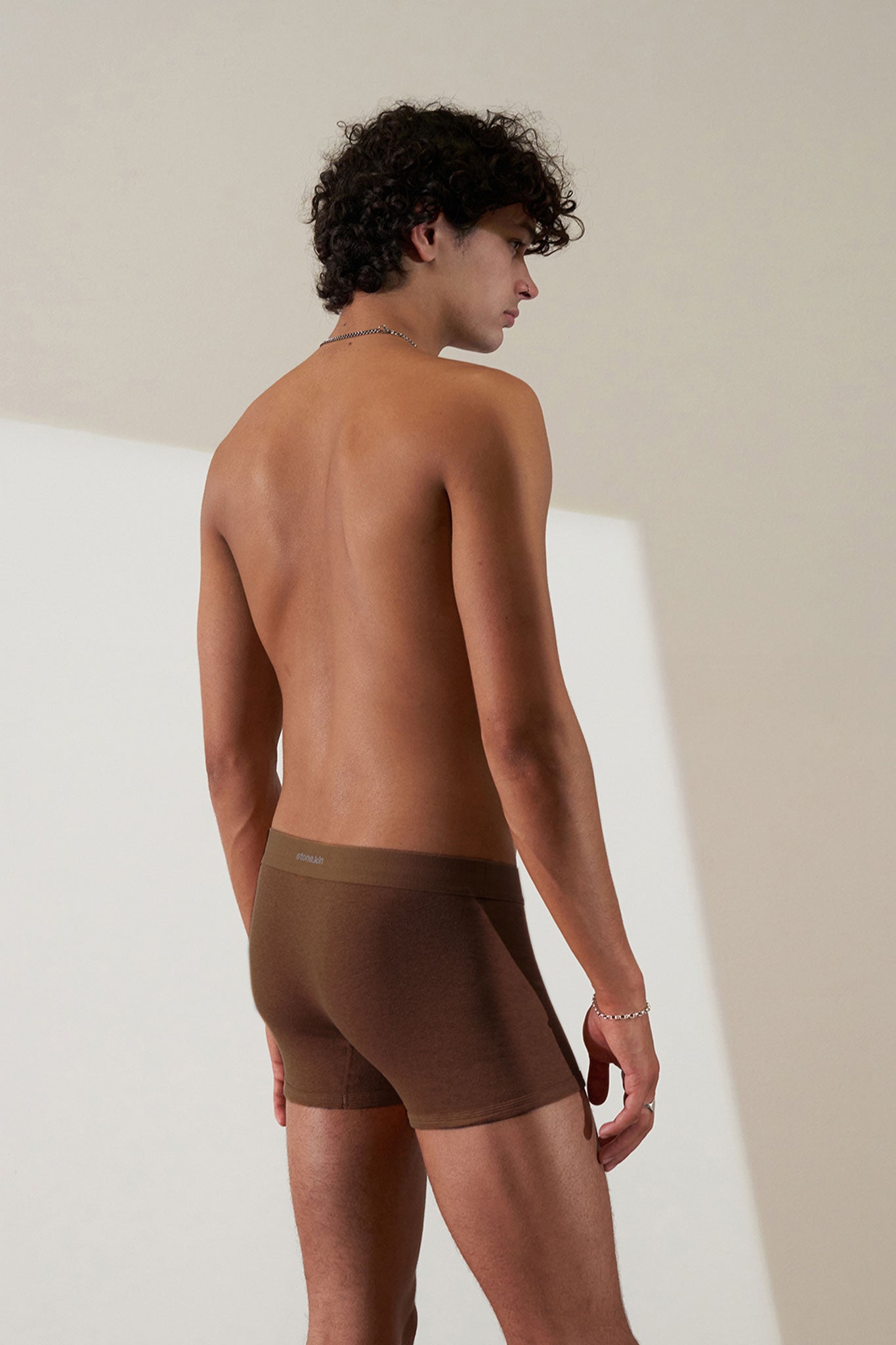 Boxer Brief 3 Pack / Bone, Camel and Brown