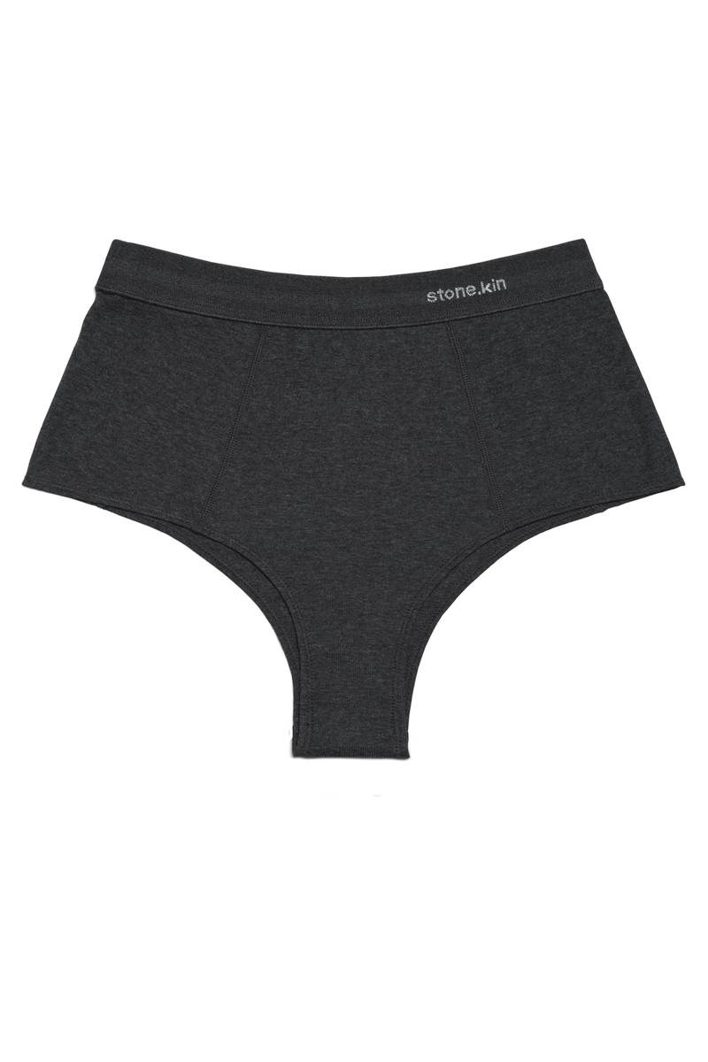 Hi~Brief in Organic Cotton Rib - Tar