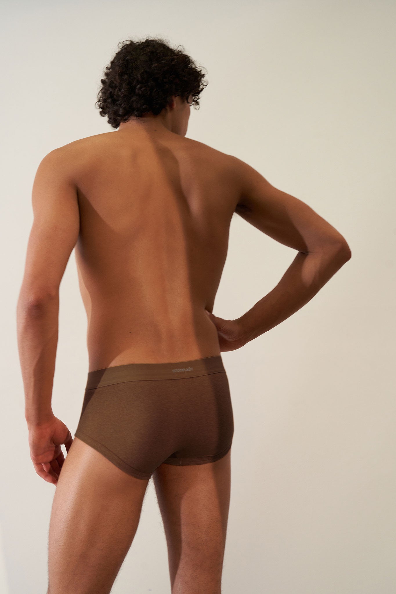 Trunk in Organic Cotton Rib - Brown