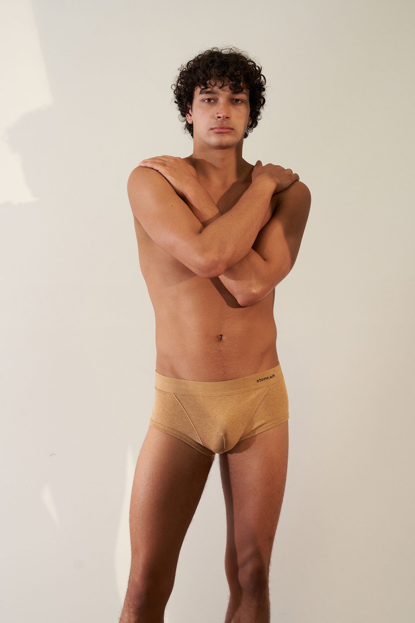 Trunk in Organic Cotton Rib - Camel